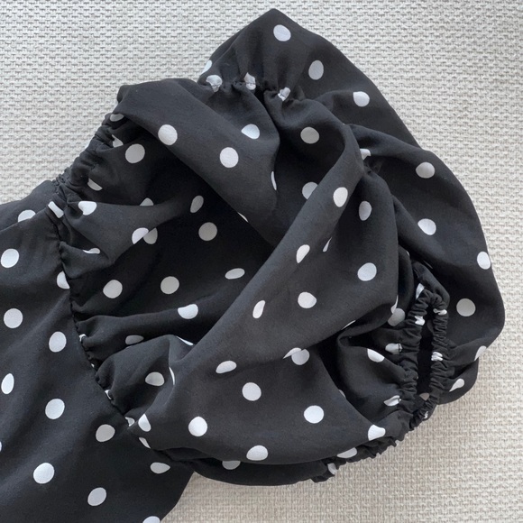 SAMBA POLKA DOT DRESSY BLOUSE - Picture 5 of 7